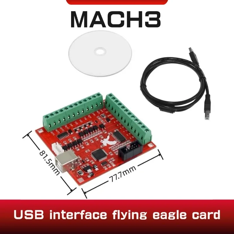 Mach3 Usb Cnc Controller 4 Axis 100Khz - 1PC Placa de Interfaz MACH3 CNC