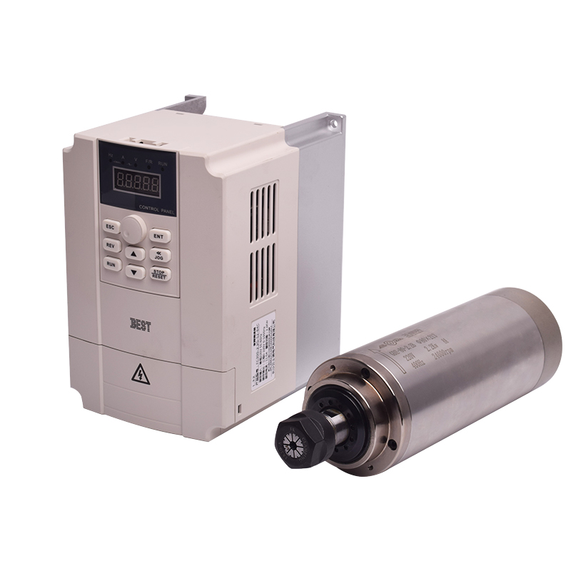 Fuso GDZ de alta velocidade e  - 2.2Kw Water Cooled Spindle Kit Vfd avaliação e preço