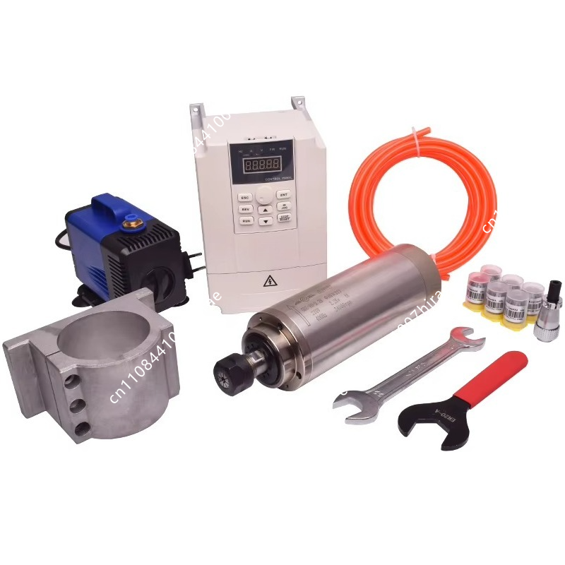 Kit de Motor de Eixo Refrigera - 2.2Kw Water Cooled Spindle Kit Vfd avaliação e preço